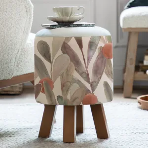 Enso Monty Round Footstool Mulberry
