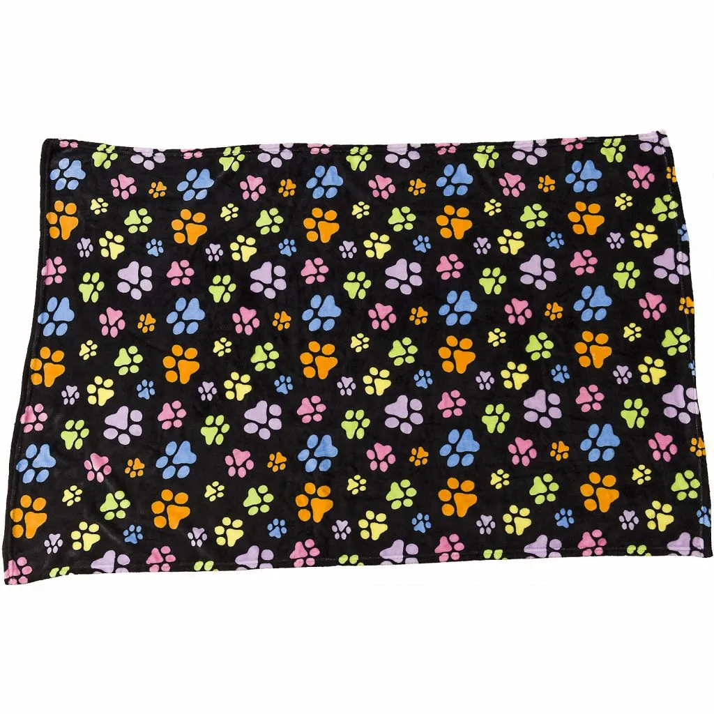 Ethical Products SPOT Snuggler Rainbow Paw Blanket
