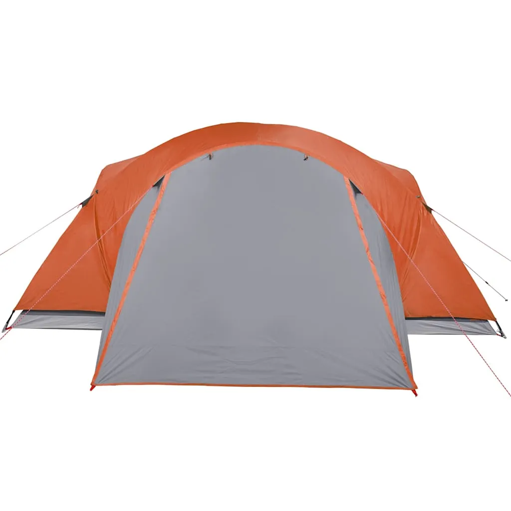 Family Tent Crossvent 8-Person Orange Waterproof