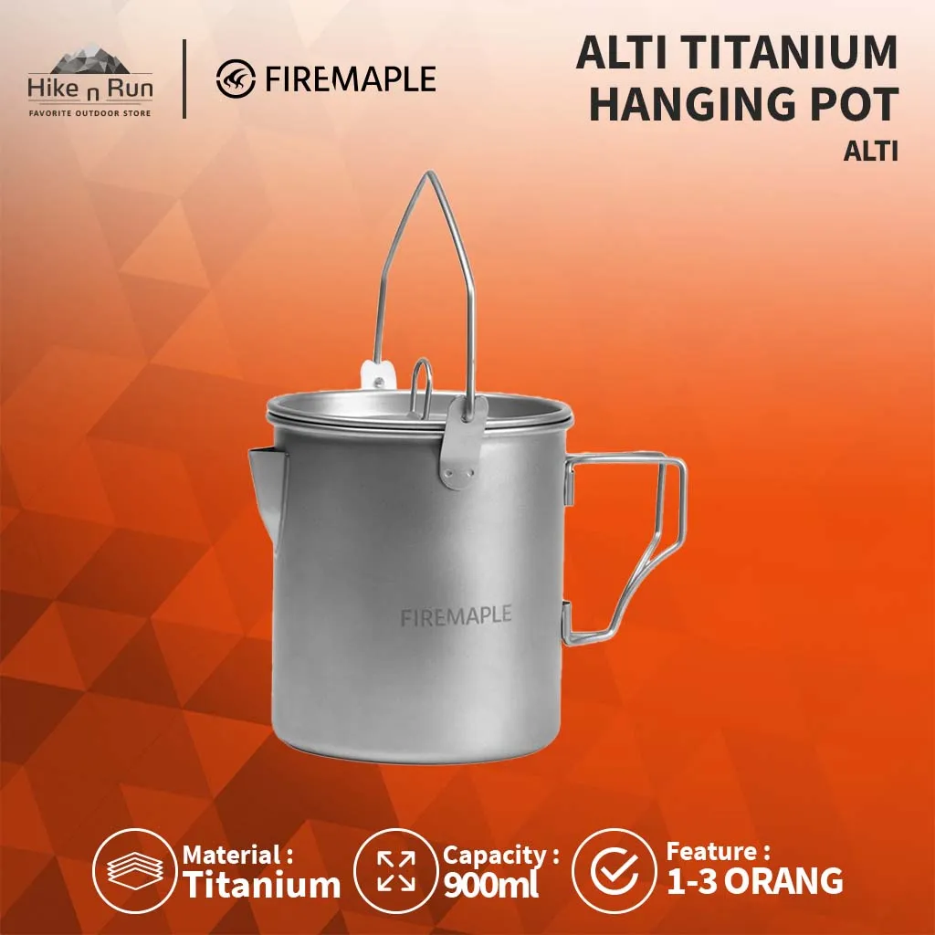 Firemaple  Panci Gantung Titanium Firemaple Alti 900ml