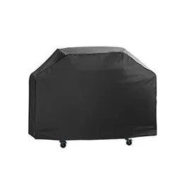 Gas Grill Cover, Black, Small/Medium, 55 x 20 x 40-In.