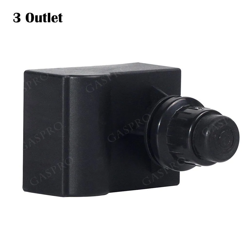 GASPRO 3 Outlet Gas Grill Ignitor, Electronic Spark Generator, Push Button BBQ Igniter Replacement for Backyard Grill,Charbroil,Nexgrill,Brinkmann,Kenmore,BBQ Grillware,Ducane,Uniflame,Aussie