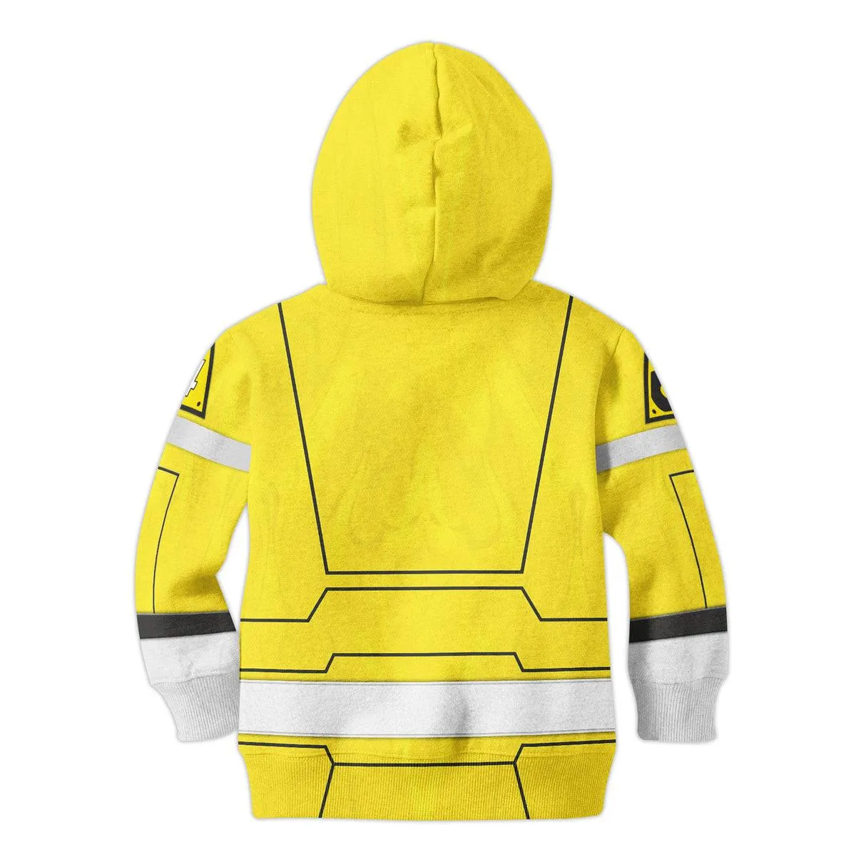 Gearhomie Unisex Kid Tops Power Rangers Turbo Yellow 3D Apparel