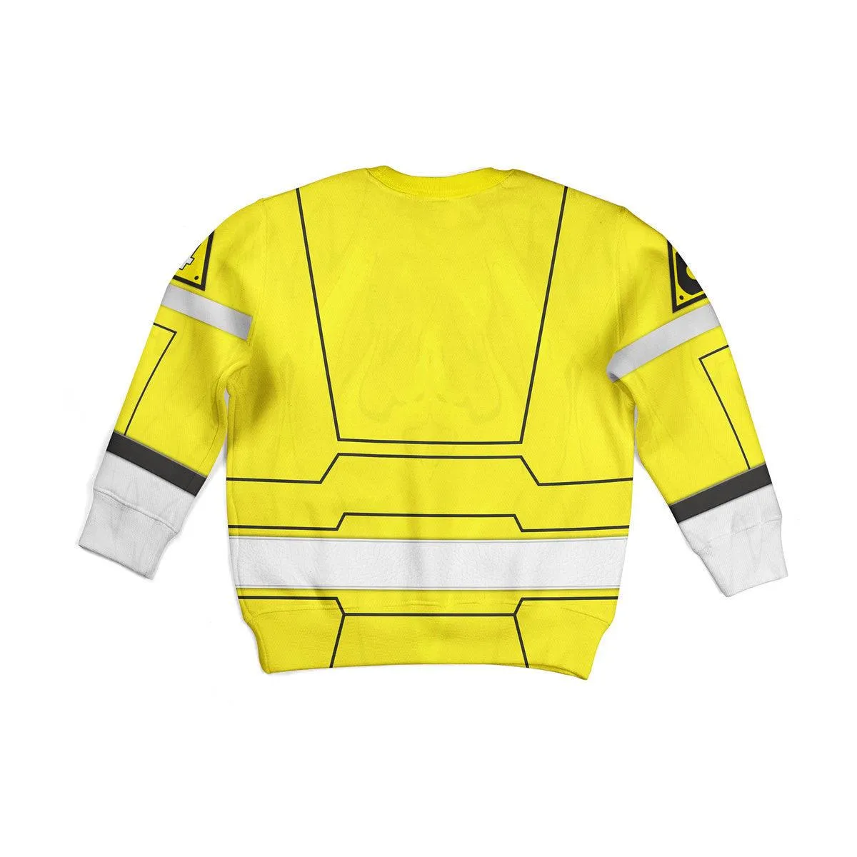 Gearhomie Unisex Kid Tops Power Rangers Turbo Yellow 3D Apparel