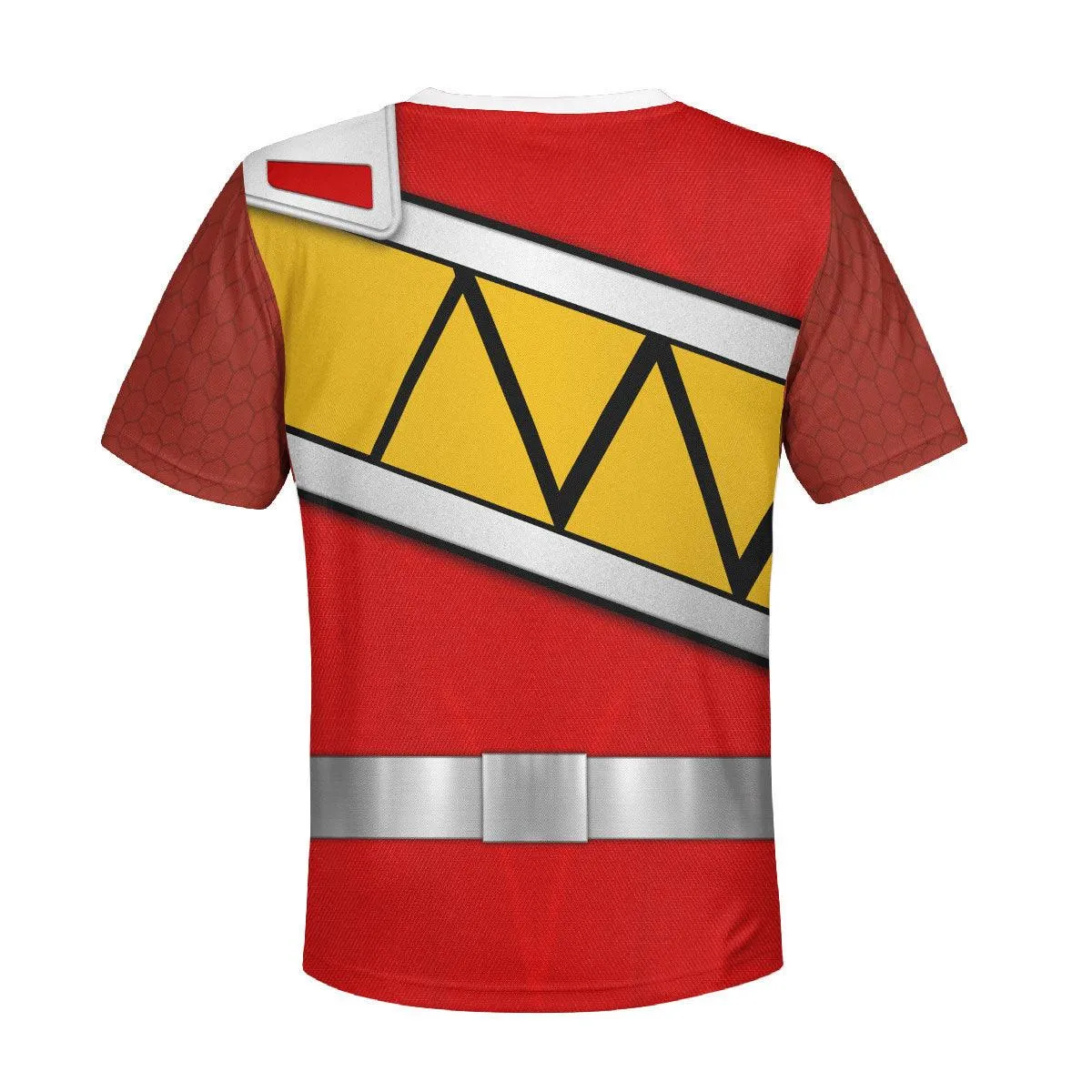 Gearhomie Unisex Kid Tops Red Power Rangers Dino Charge 3D Apparel