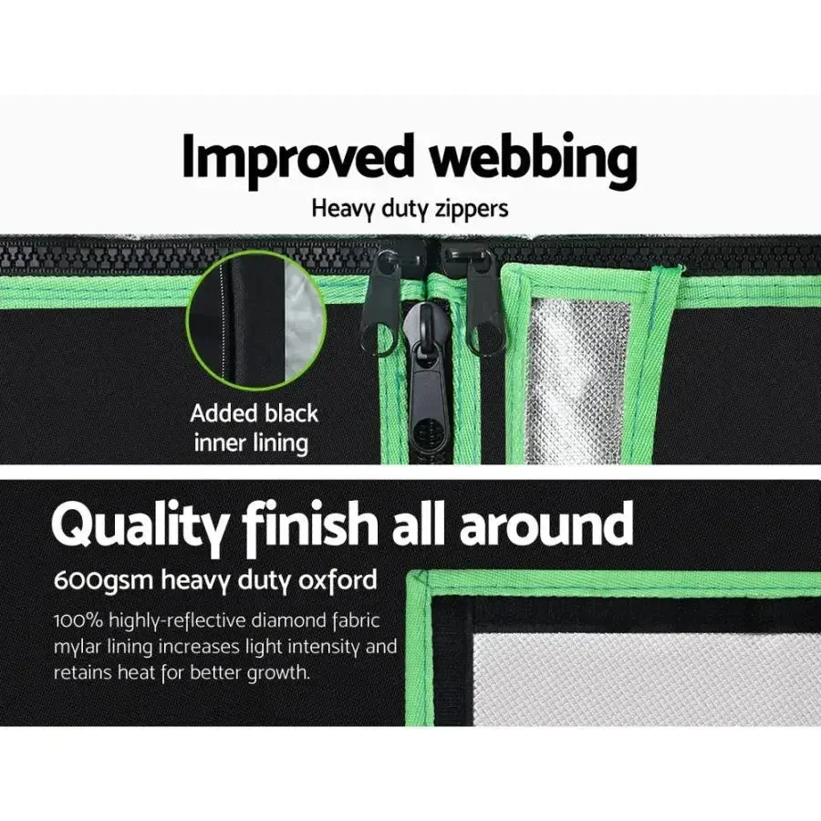 Green Fingers Grow Tent Kits Hydroponics Indoor Grow System DIY 120X60X180/210CM