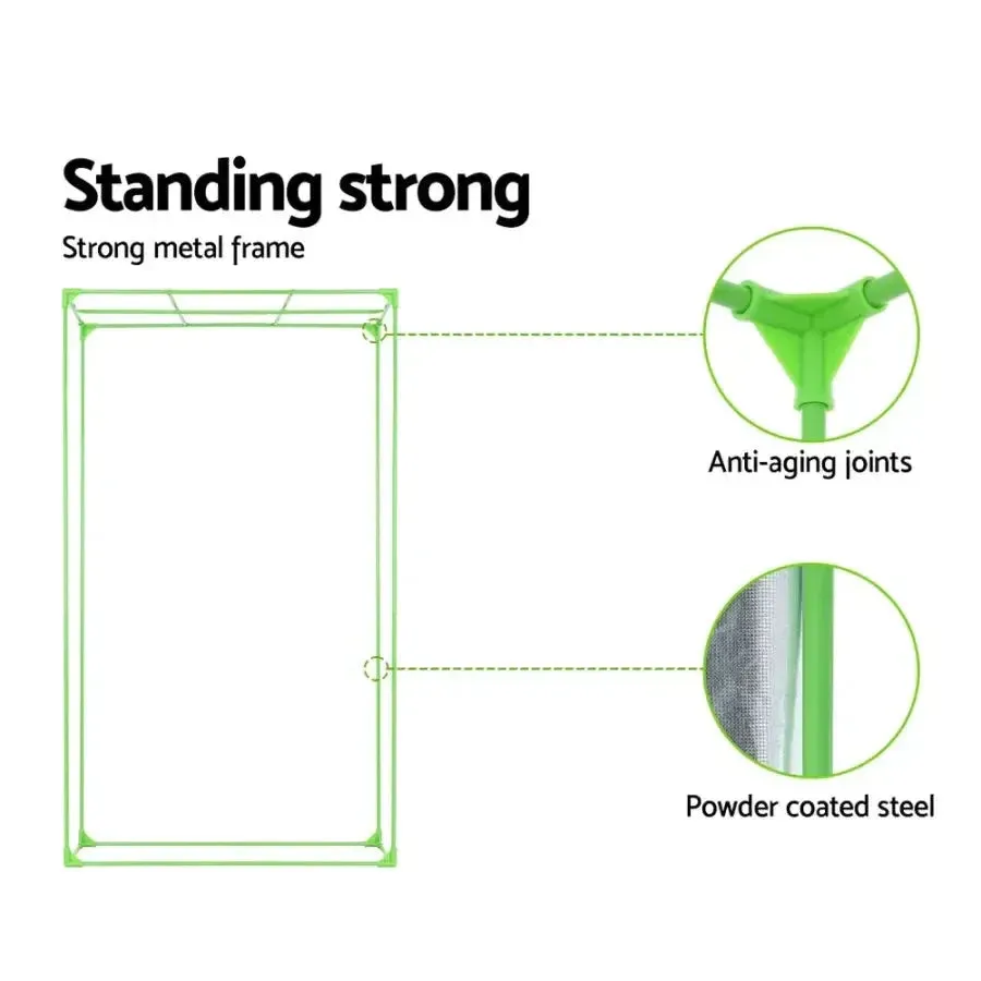 Green Fingers Grow Tent Kits Hydroponics Indoor Grow System DIY 120X60X180/210CM