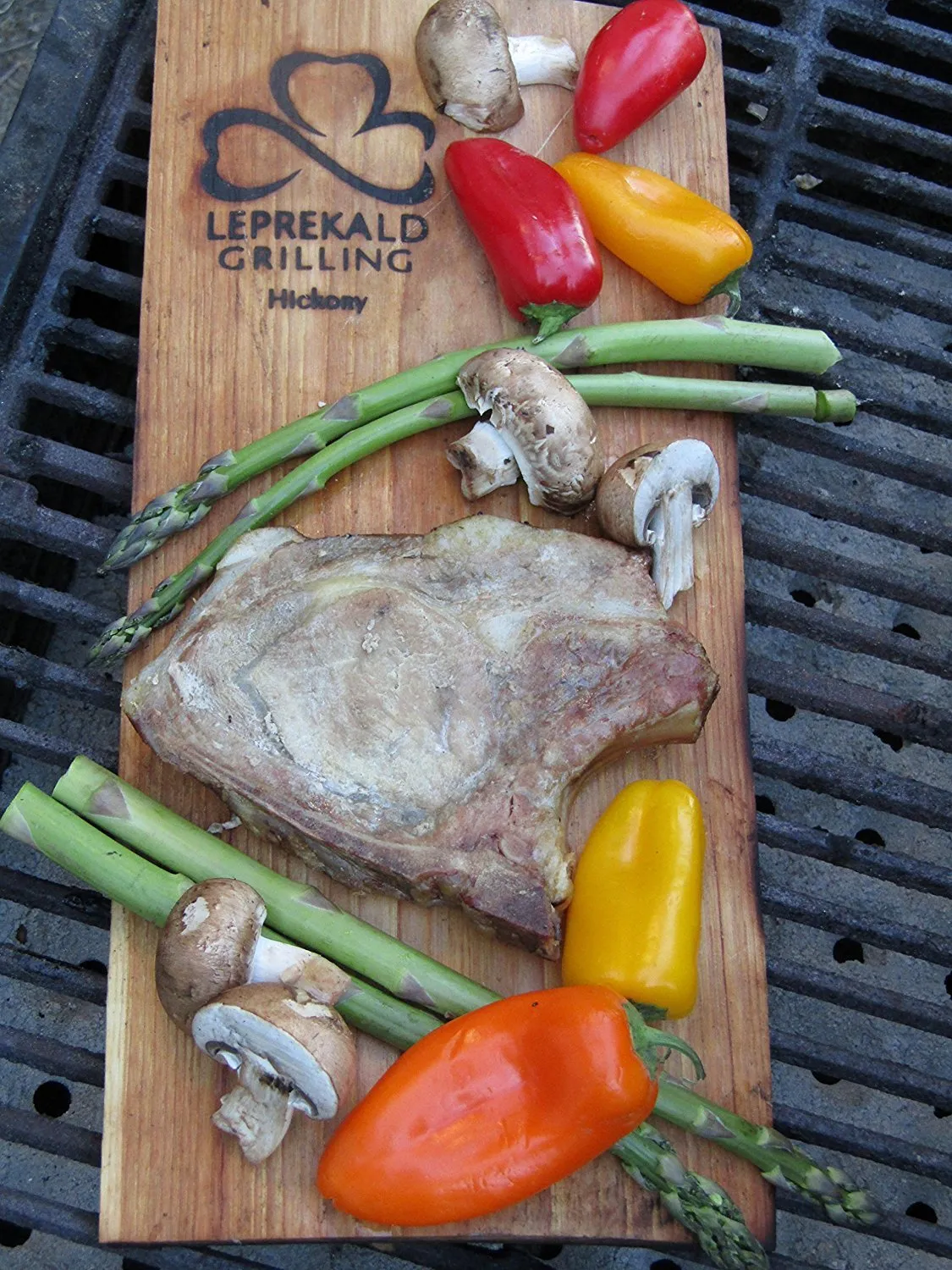 GRILLING PLANK FLIGHT-Upper Midwest Timber Variety-RE-USE MULTIPLE TIMES-Seven Different Flavors-White Oak, Red Oak, Sugar Maple, Soft Maple, Hickory, Aromatic Cedar, Western Red Cedar-7&quot;x 15&quot;x 1/2&quot;