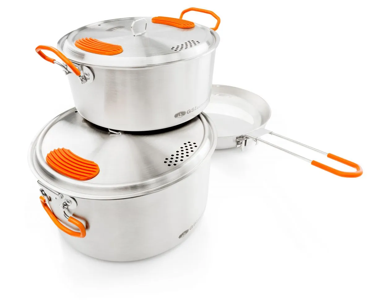 GSI Glacier Stainless Base Camper Cook Set