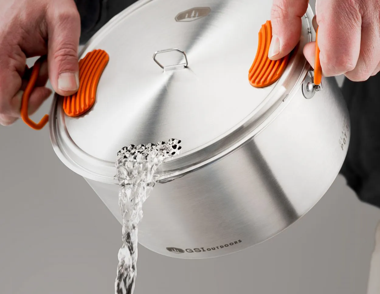 GSI Glacier Stainless Base Camper Cook Set