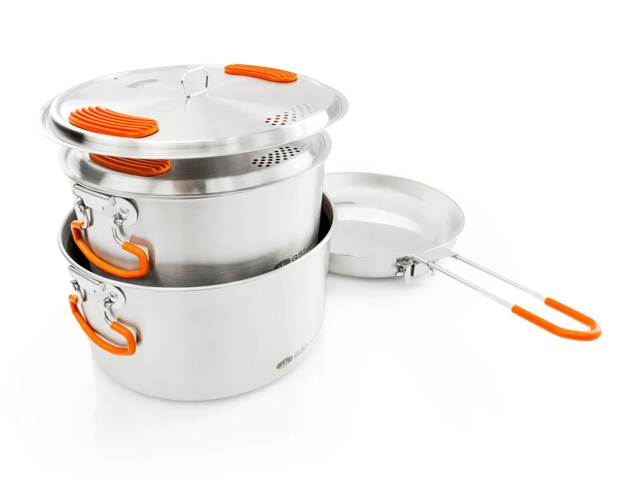 GSI Glacier Stainless Base Camper Cook Set