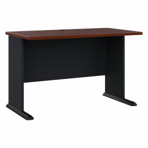 Hansen Cherry & Galaxy 48" Executive Desk with C-Shaped Legs