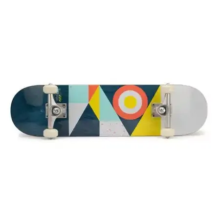 Kids' ages 8 to 12 years skateboard size 7.5" cp500 mid - flag