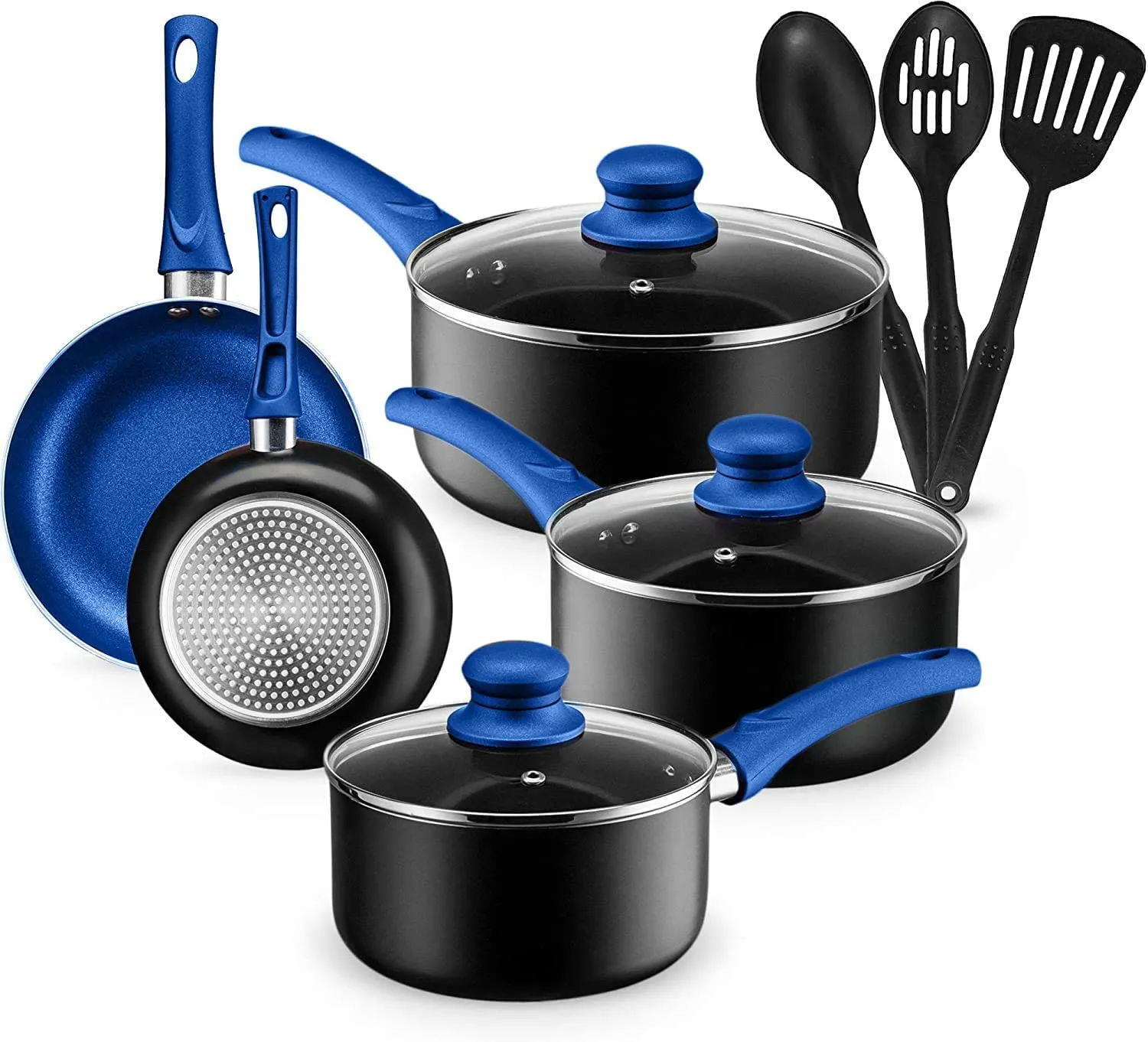 Kitchen Cookware Set, 11 Piece Pots and Pans Set for Cooking Nonstick