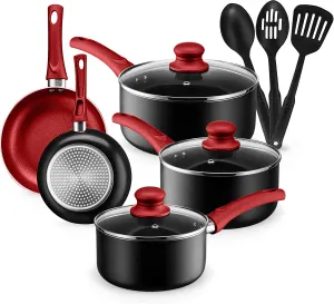 Kitchen Cookware Set, 11 Piece Pots and Pans Set for Cooking Nonstick