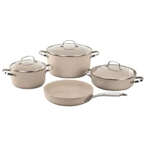 Korkmaz Granita Forged Aluminium 7 Pcs. Induction Base Cookware Set