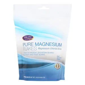 LifeFlow Therapeutic-Grade Magnesium Flakes (1.65 Lb)
