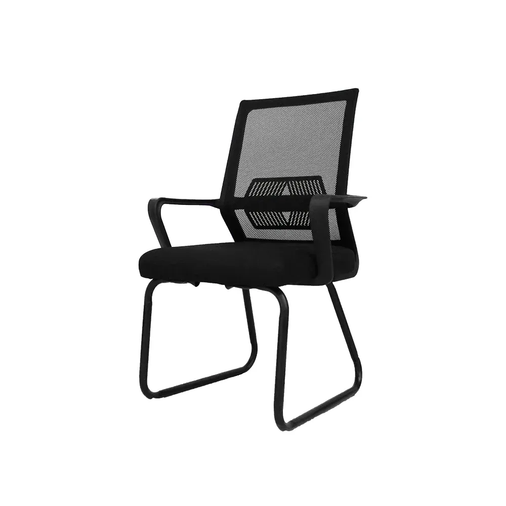 Med-Back Mesh Ergonomic Visitor Office Chair 886G Black