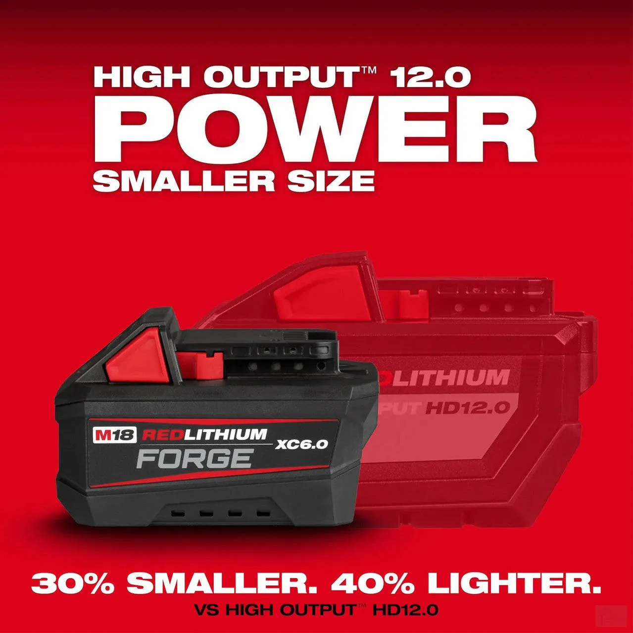 Milwaukee M18 REDLITHIUM FORGE XC6.0 Battery Pack 48-11-1861