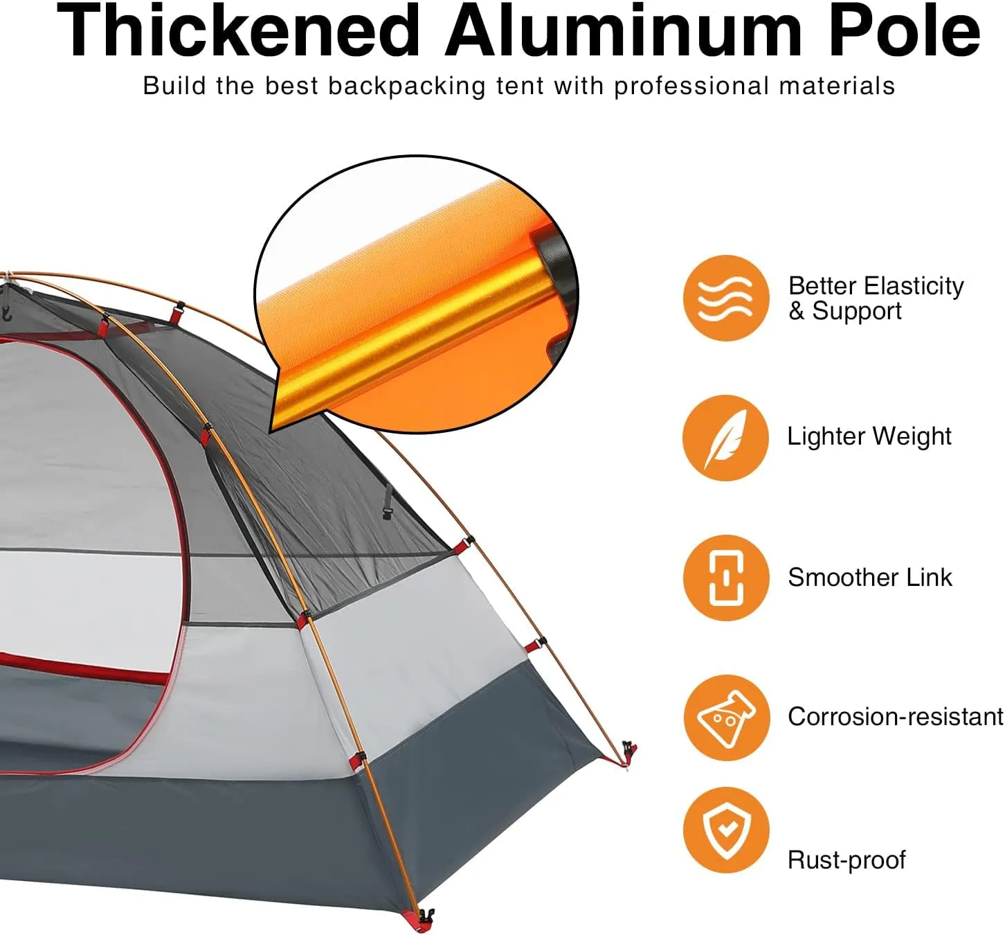 Moon Lence Professional Camping Tent 2 Person