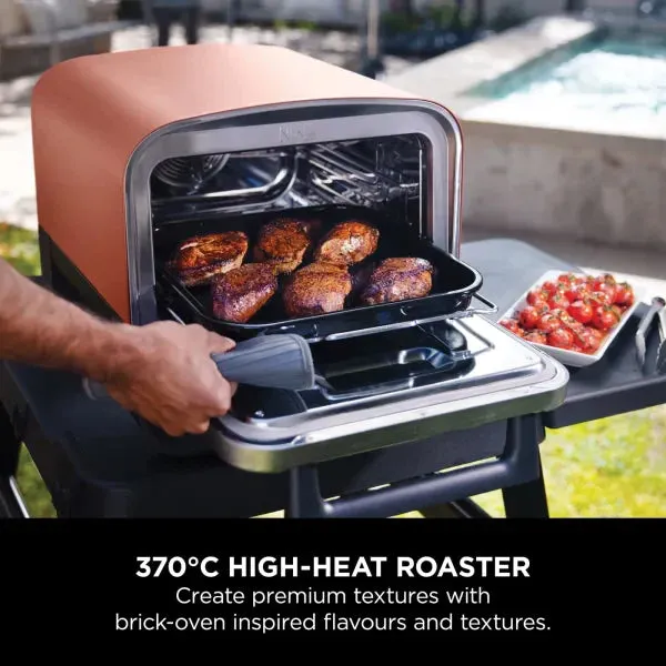 Ninja Woodfire Electric Outdoor Oven, Artisan Pizza Maker and BBQ Smoker | OO101UK