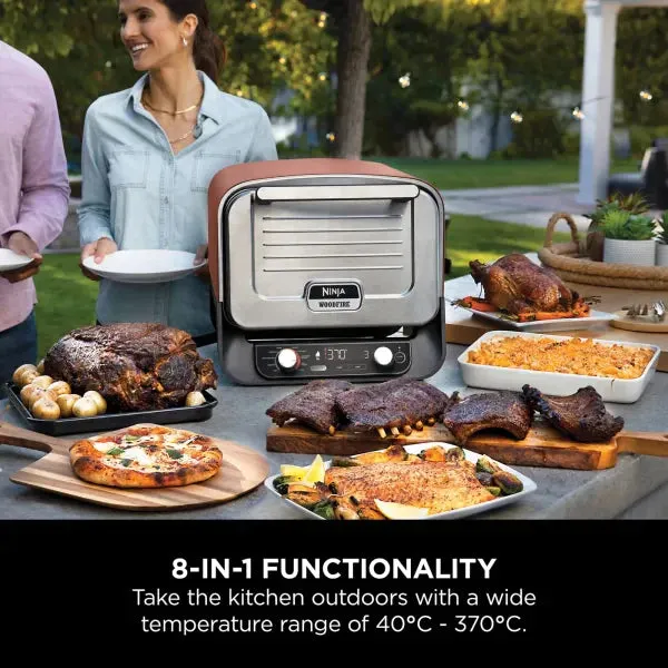 Ninja Woodfire Electric Outdoor Oven, Artisan Pizza Maker and BBQ Smoker | OO101UK