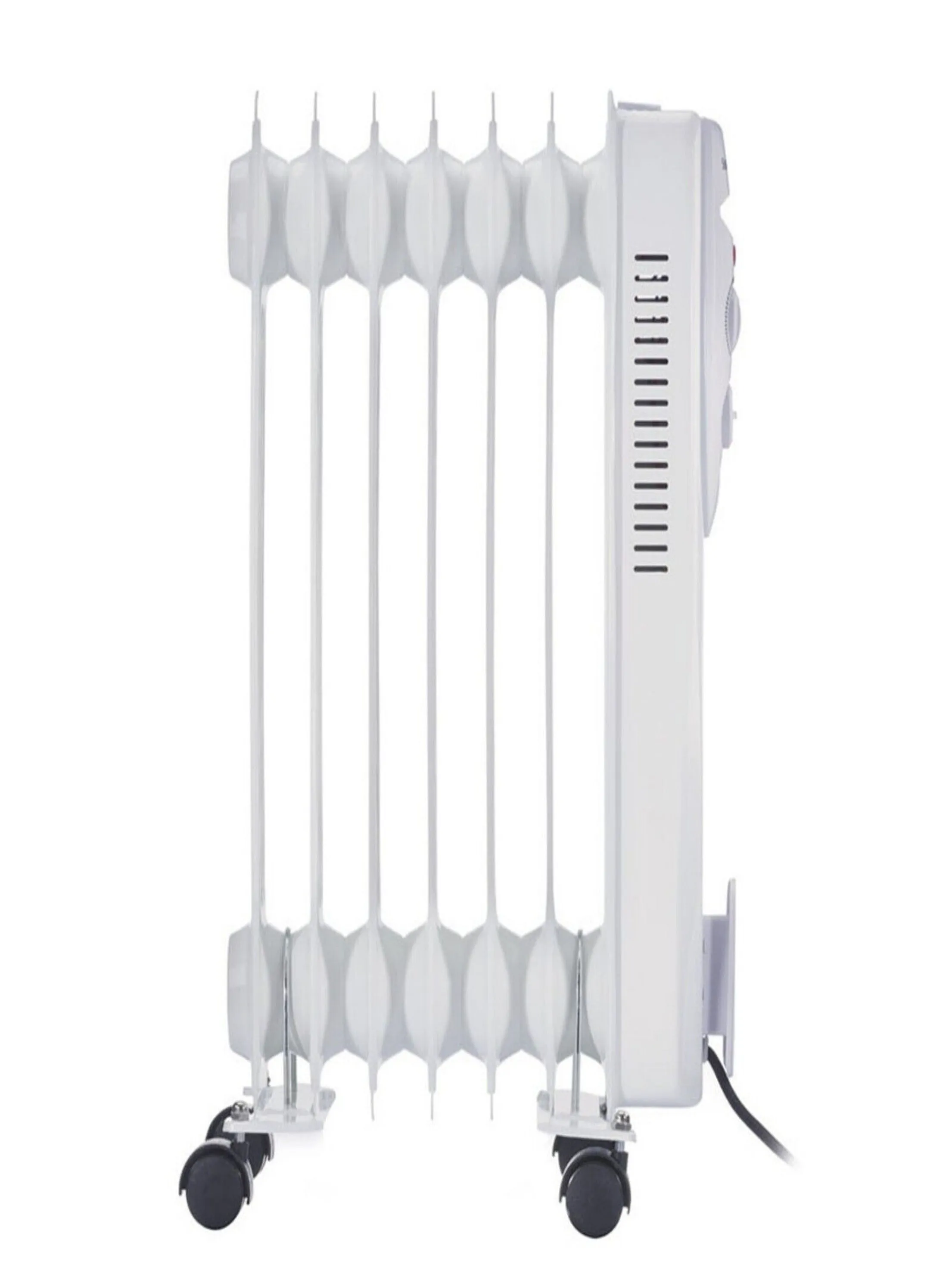 Oil Filled Electric Radiator, 1500W, 7 Fins 4 Wheels