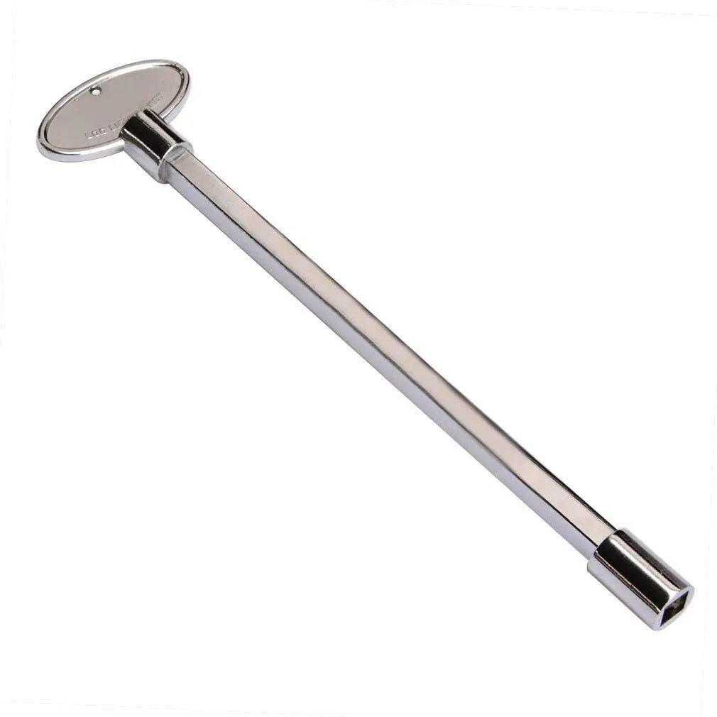 Onlyfire Products Handle Replacement Gas Valve Key for 1/4&quot; and 5/16&quot; Turn Ball Valve ,8&quot;,Chrome