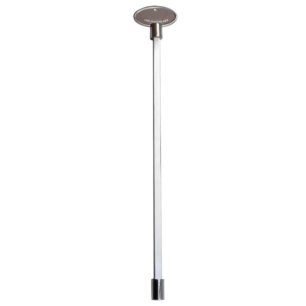 Onlyfire Products Universal Handle Replacement Gas Valve Key for 1/4&quot; and 5/16&quot; Turn Ball Valve , 12-Inch, Chrome