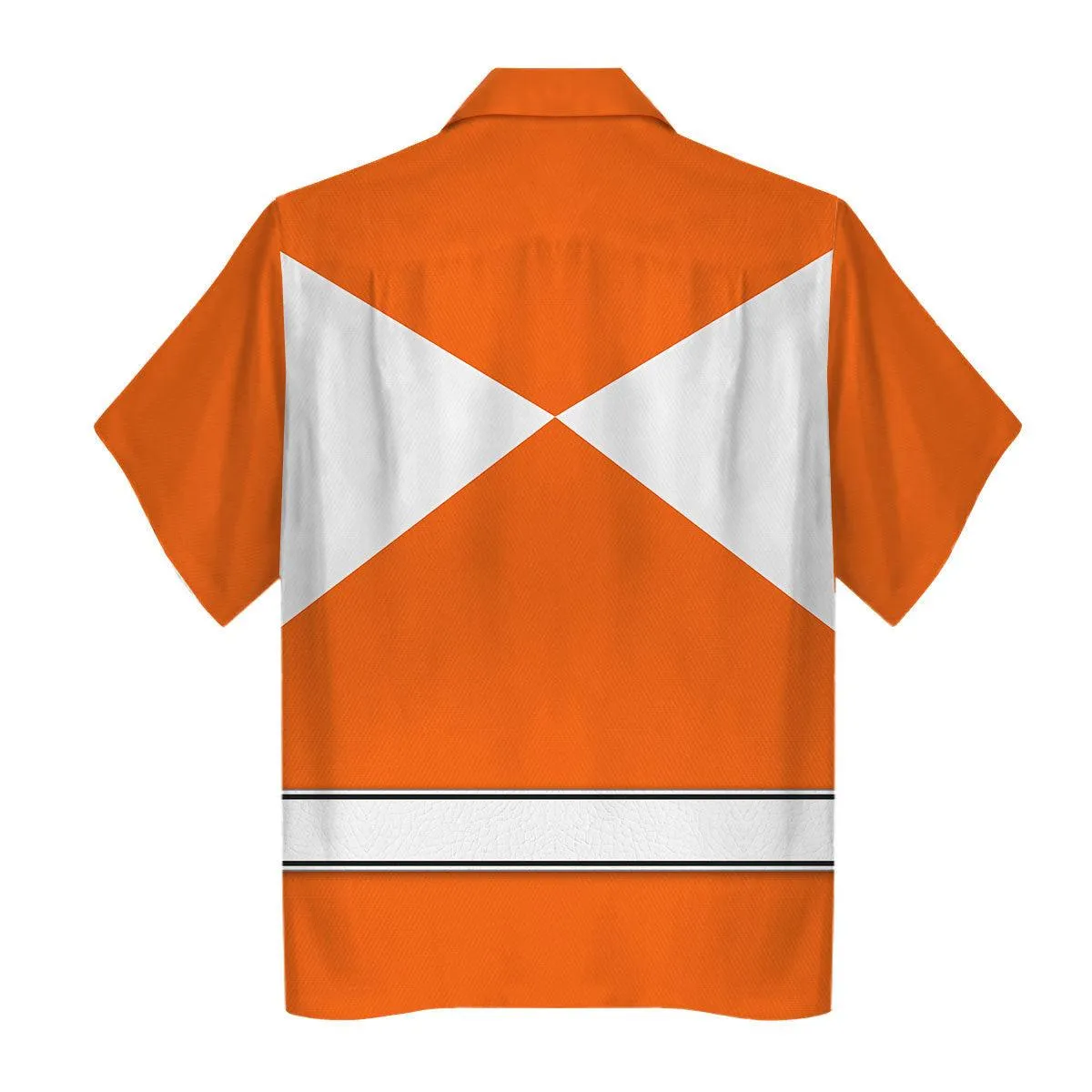 Orange Ranger Mighty Morphin Hawaiian Shirt Beach Shorts