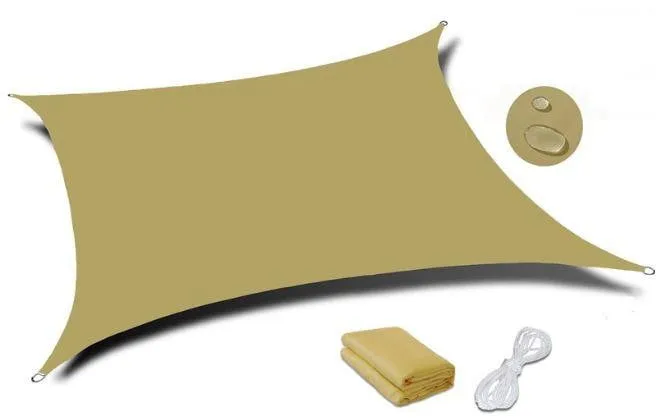 Outdoor Waterproof Sun Shade Sail Garden Patio Pool Camping  Tent