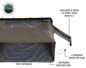 OVERLAND VEHICLE SYSTEMS | Roof Top Tent Window Rods Complete 6 pc Set for Bushveld II Roof Top Tent (18189901-W01)