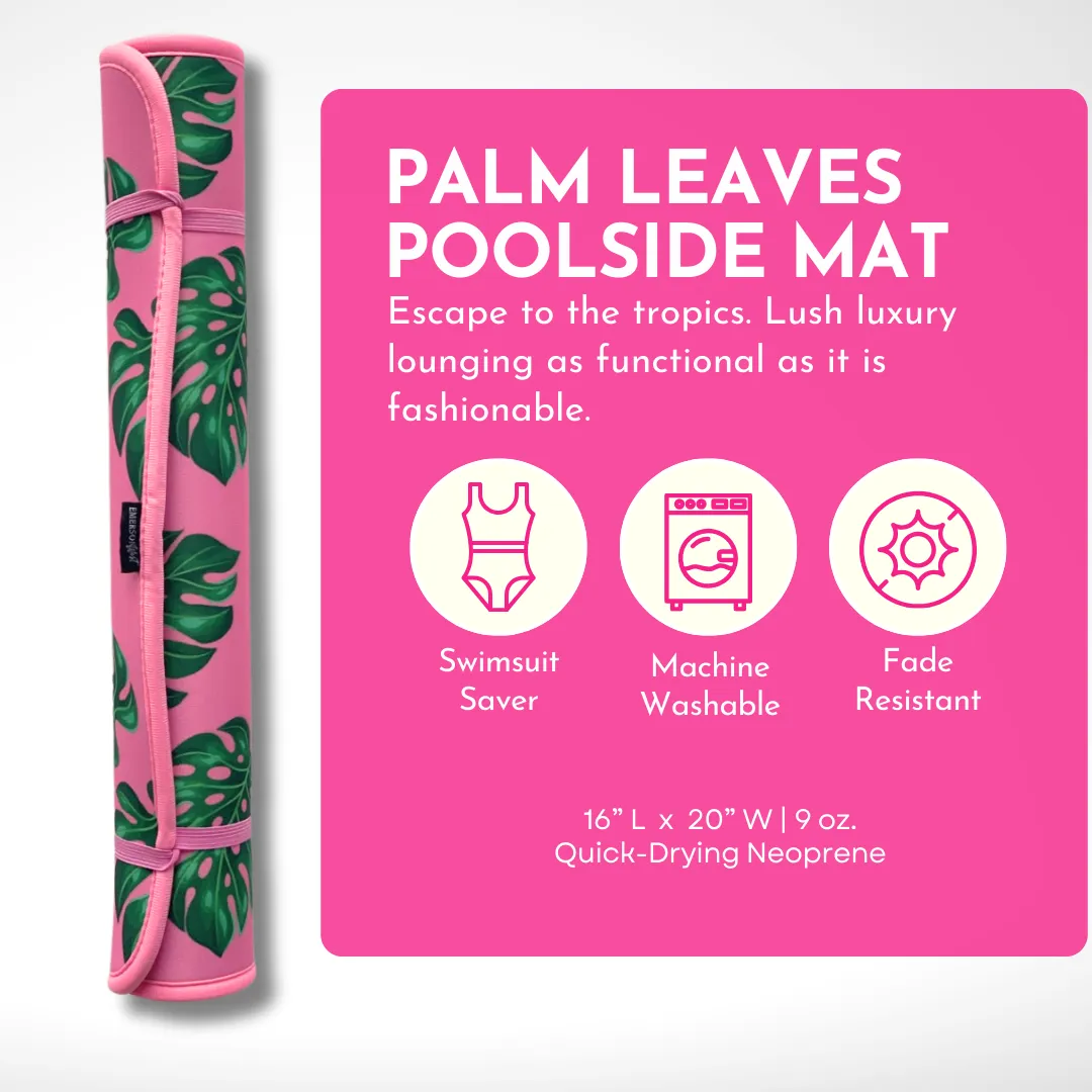 Palm Leaves Poolside Seating Mat