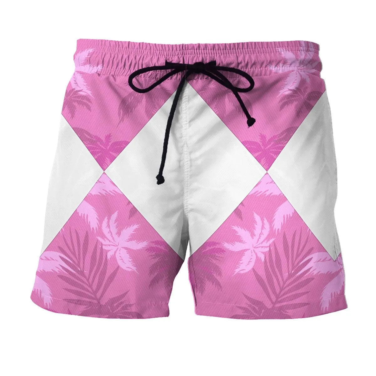 Pink Ranger x Tommy Vercetti Hawaiian Shirt & Beach Shorts