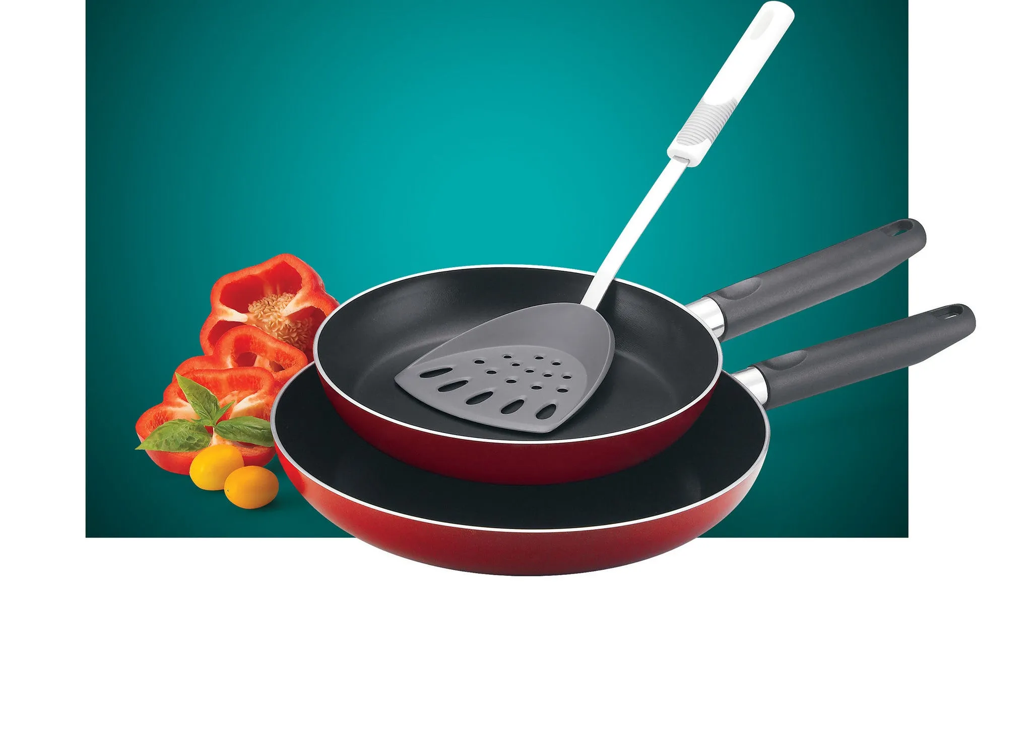 Prestige Frypan 22 28Cm Twinpack Withtool Pr20982