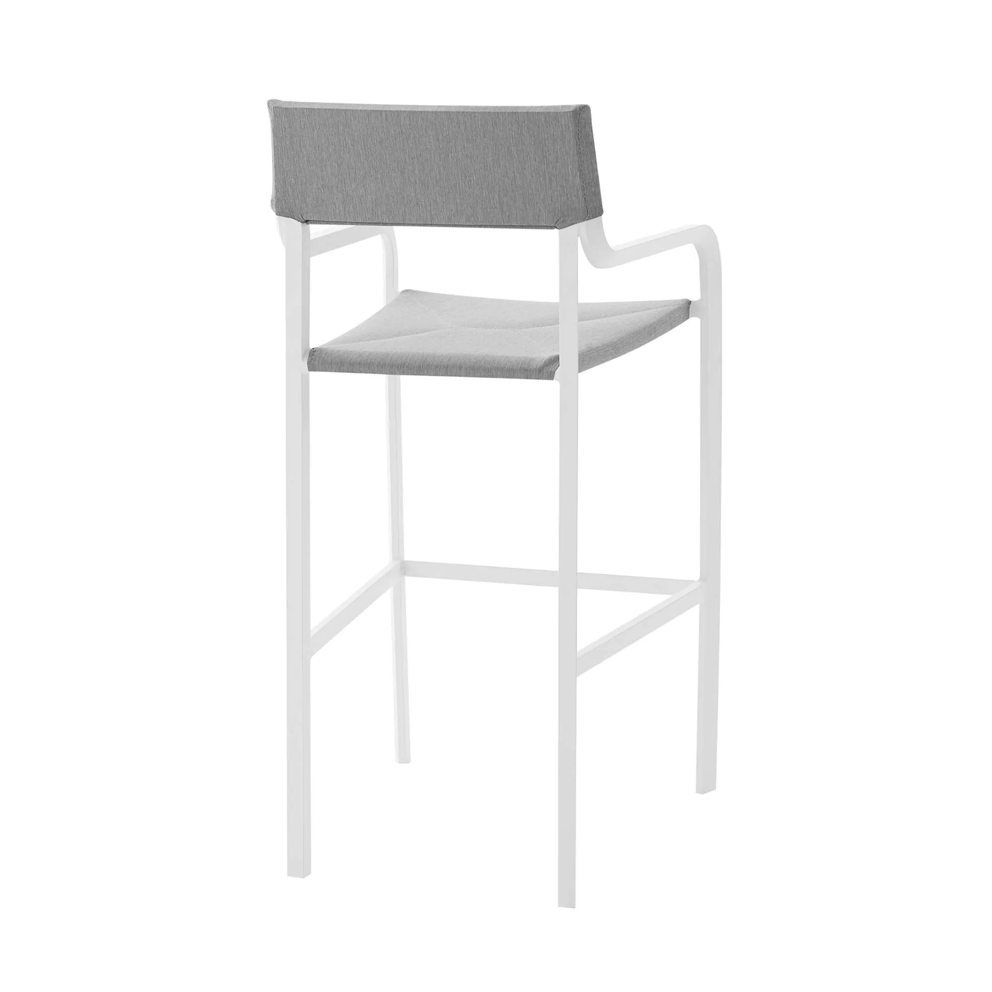 Raleigh Stackable Outdoor Patio Aluminum Bar Stool by Modway