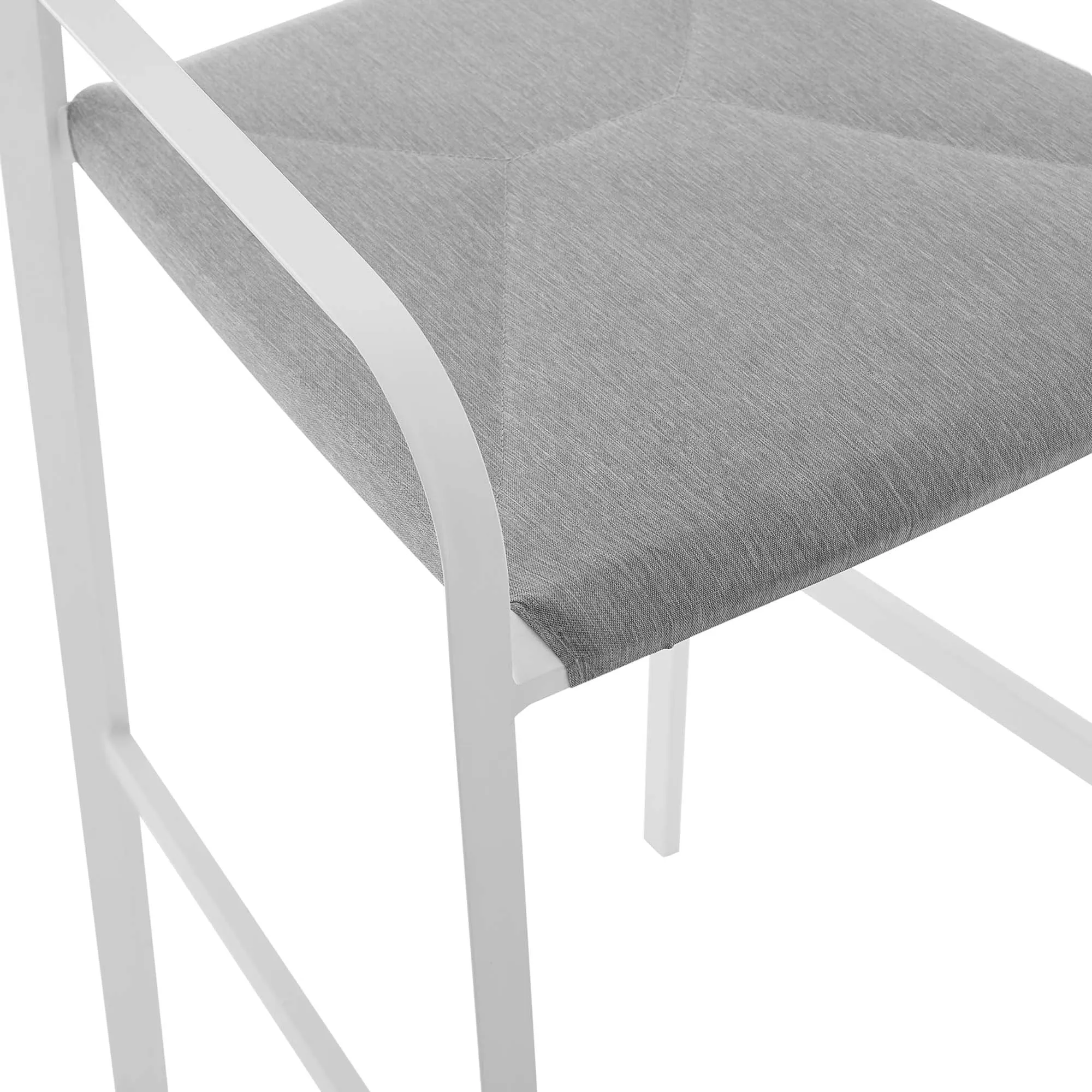 Raleigh Stackable Outdoor Patio Aluminum Bar Stool by Modway