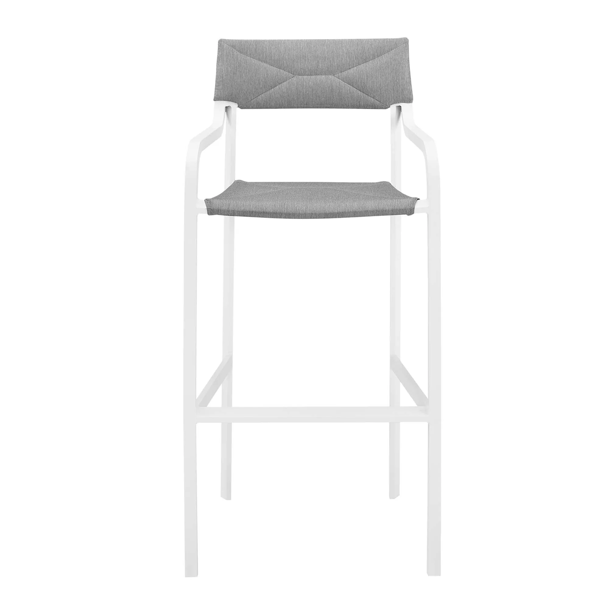 Raleigh Stackable Outdoor Patio Aluminum Bar Stool by Modway