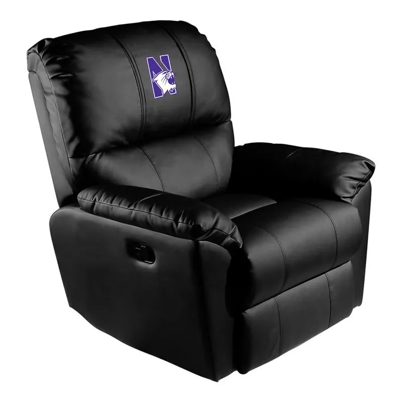 Rocker Recliner with Northwestern Wildcats Logo