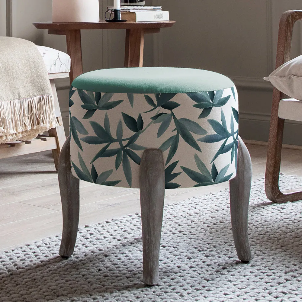 Silverwood Printed Finn Footstool River