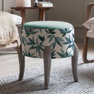 Silverwood Printed Finn Footstool River