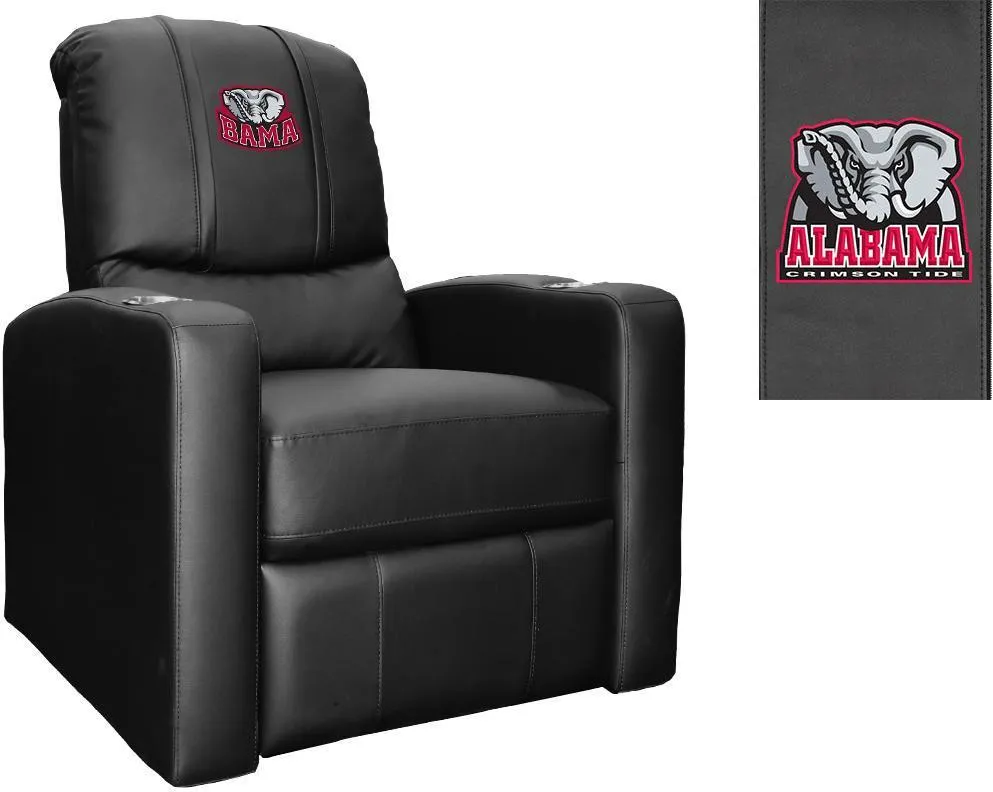 Stealth Recliner with Alabama Crimson Tide Bama Logo