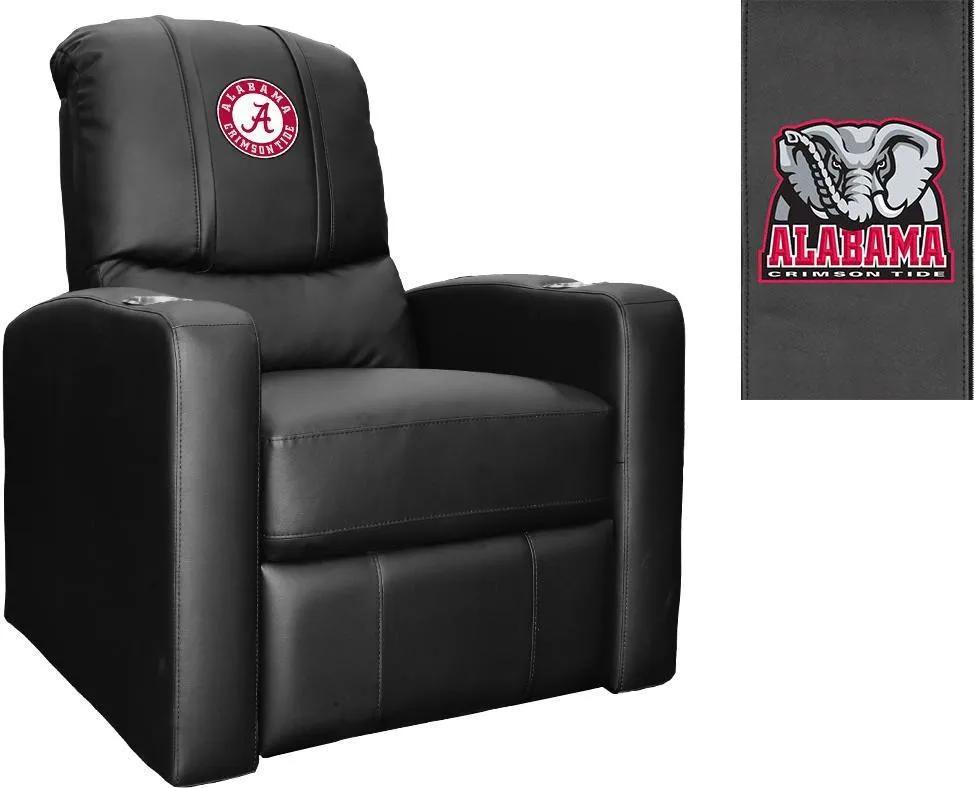 Stealth Recliner with Alabama Crimson Tide Logo