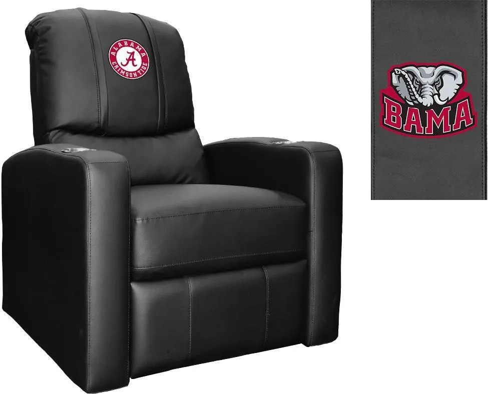 Stealth Recliner with Alabama Crimson Tide Logo