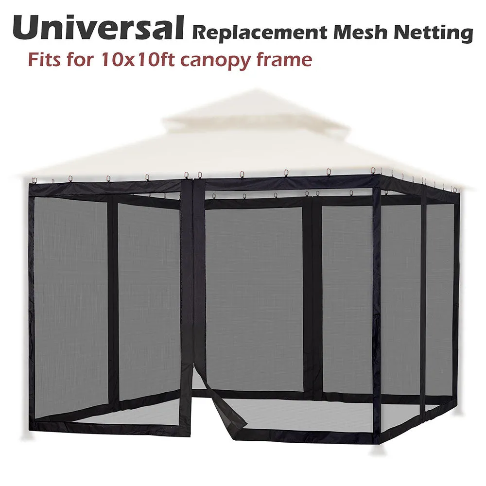 TheLAShop Gazebo Netting Replacement Mesh for 10x10 Gazebos