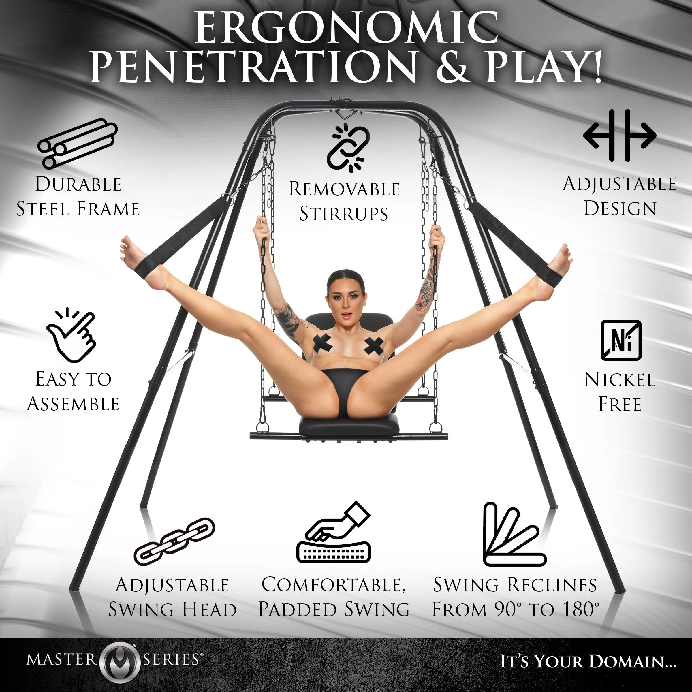Throne Sex Swing With Stand