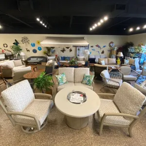 Tropitone Muirlands Lounge Set with Fire Table