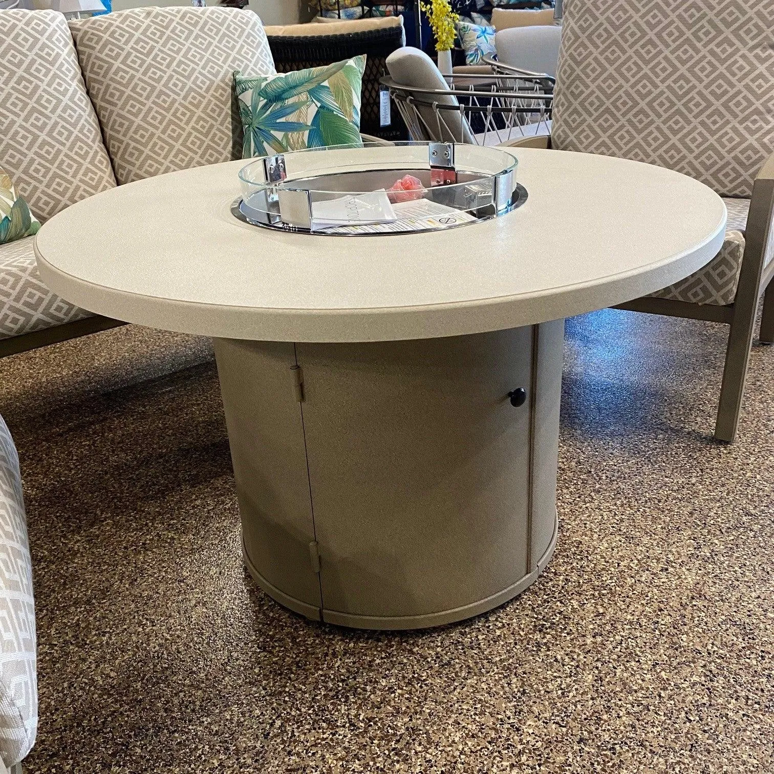 Tropitone Muirlands Lounge Set with Fire Table
