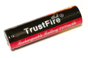 Trustfire JT-V1 2400 mAh 18650 Protected Lithium Battery