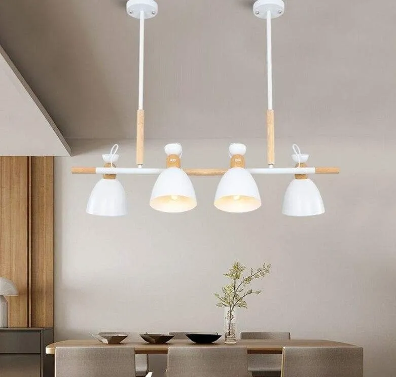 Tulip Wood and Metal Ceiling Pendant Lights